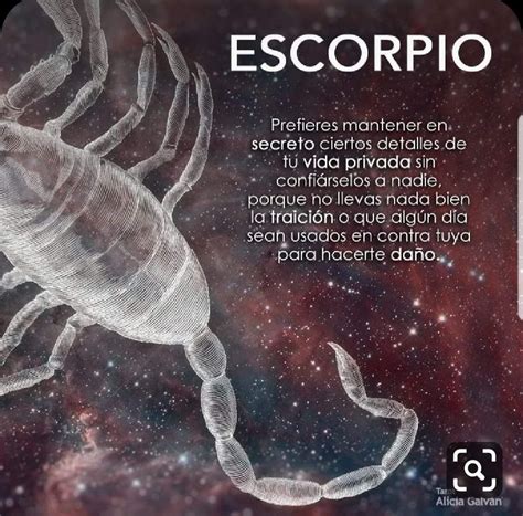 An Image Of A Scorpion In Space With The Caption Escorpio