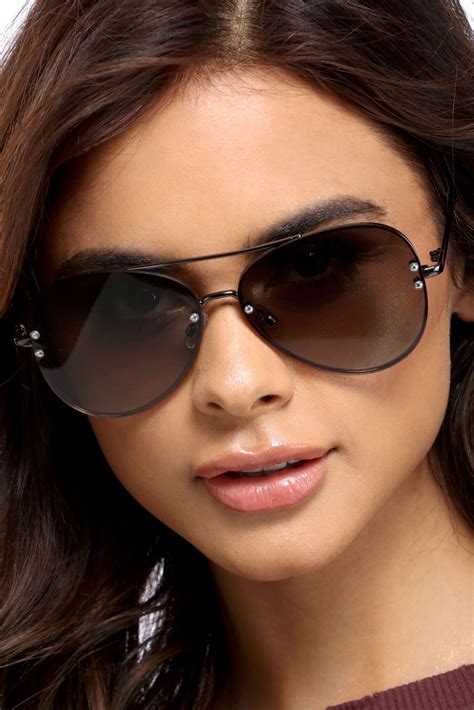 Black Small Ocean Lens Aviators Aviator Style Glasses Aviator Glasses Sunglasses Women