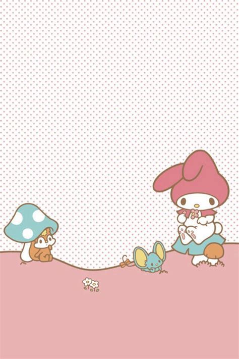 My Melody Sad Sanrio Wallpaper Iphone Wallpaper Pochacco Little Twin