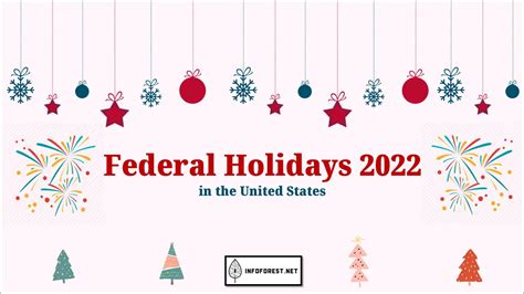 Federal Holidays 2022 Infoforest