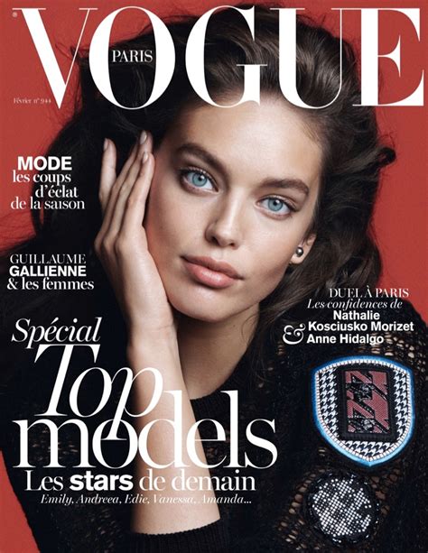 Emily Didonato Graces Vogue Paris February 2014 Cover
