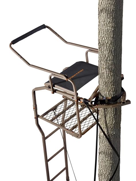 Ladder Tree Stand 2 Man 15 Archery Hunting Camping Shooting Safety