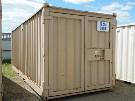 22 Sb 0059 22 Ft Storage Container Steel Cargo Box Six Steel
