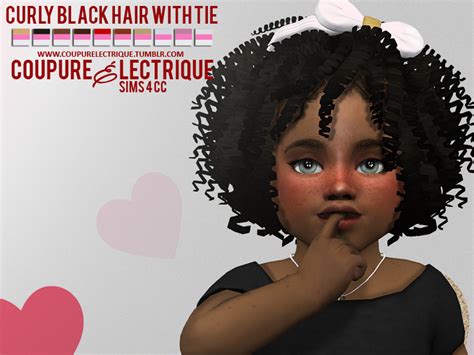Fryzury Dziecięce Dla The Sims 4 Sims 4 Black Hair Toddler Hair Sims