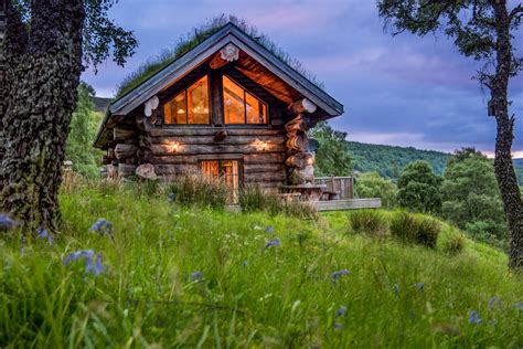 Our Luxury Scottish Log Cabins Eagle Brae In Pictures