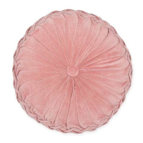 Velvet Tufted Round Throw Pillow Bed Bath And Beyond Round Throw