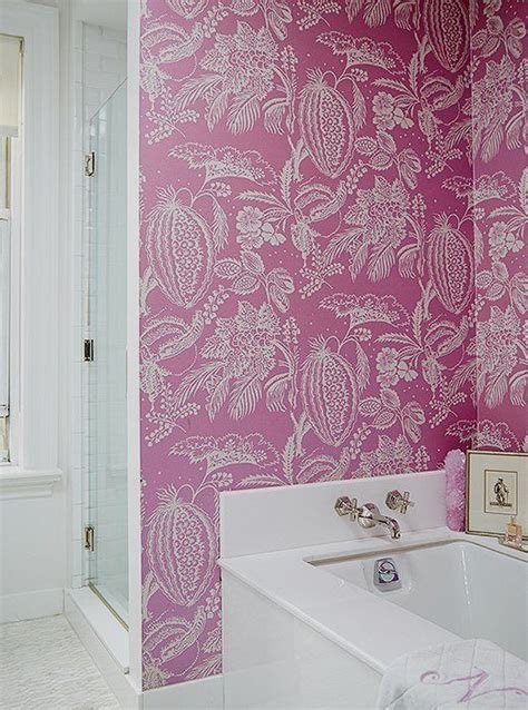 Pin By Teterinataisiya On Home Decor Pink Wallpaper Bathroom