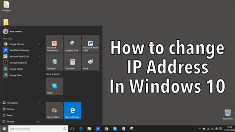 How do i change my ip address on my computer? How To Change IP Address in Windows 10: A Visual Guide