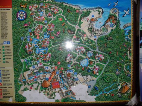 Map Of The Hotel Grounds Mexico Honeymoon Occidental Xcaret