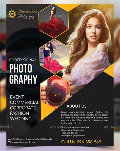 Best Fashion Photography Flyer This Template Is Perfect For A