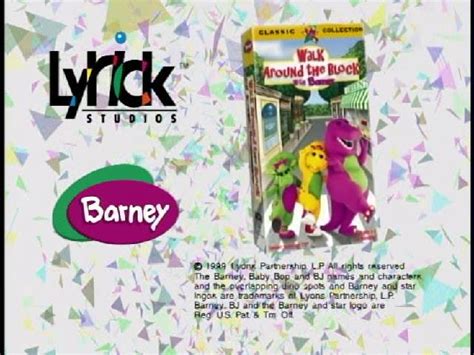 Opening And Closing To Barney Walk Around The Block With Barney 2002