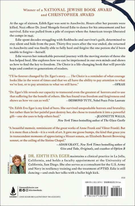 The Choice Book By Edith Eva Eger Official Publisher Page Simon And Schuster Canada