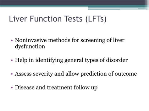 Ppt Liver Function Tests Lfts Powerpoint Presentation Free
