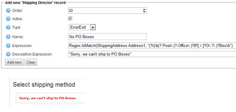 Deliveries to po boxes can be a problem for senders because there is no possibility to have proof of delivery. nopTools. Sorry, we can't ship to PO Boxes