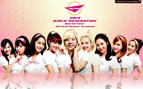 Girls Generation 2013 Girls And Peace World Tour In Seoul Wallpaper By Chickalek