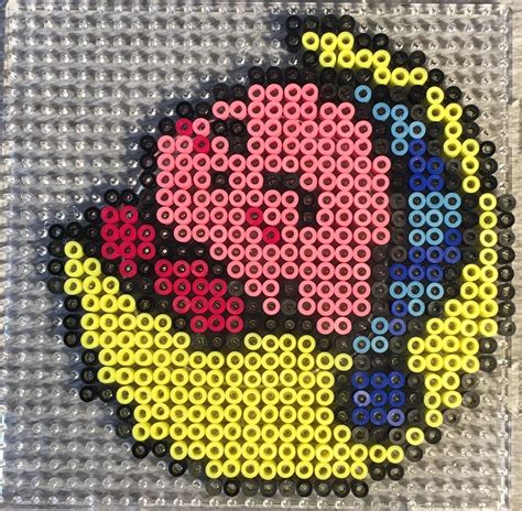 Pixel Art De Kirby Qui Dort Easy Perler Beads Ideas Perler Beads