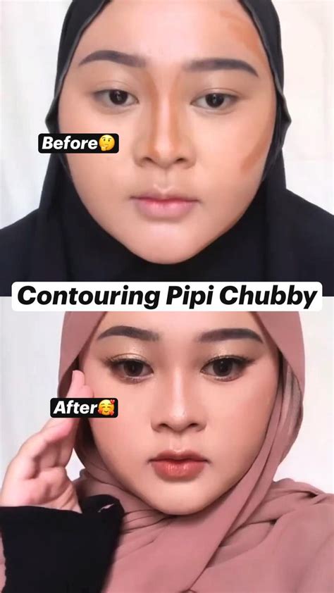 Cara Bikin Pipi Kelihatan Tirus😍😝 Trik Makeup Masker Wajah Buatan Rumah Kontur Wajah