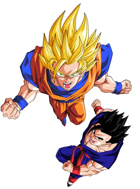 Goku Y Son Gohanda By Bardocksonic Dragon Ball Super Dragon Ball Z Goku And Gohan Son Goku