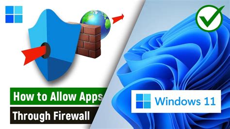 How To Allow Apps Through Firewall On Windows 11 Youtube