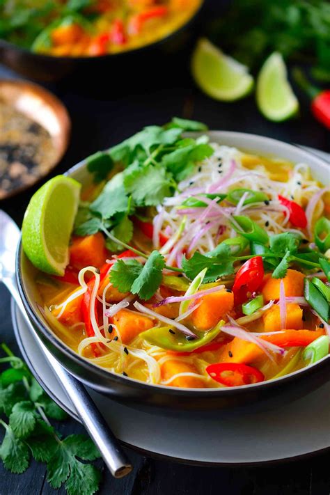 Vegetarian Thai Soup | Cilantro and Citronella
