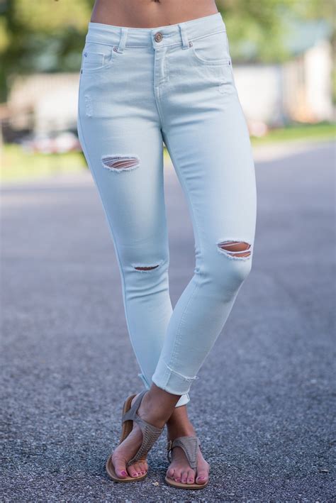 New Kinda Cool high-waisted skinny jeans (mint) | Skinny jeans, High waisted skinny jeans, Skinny