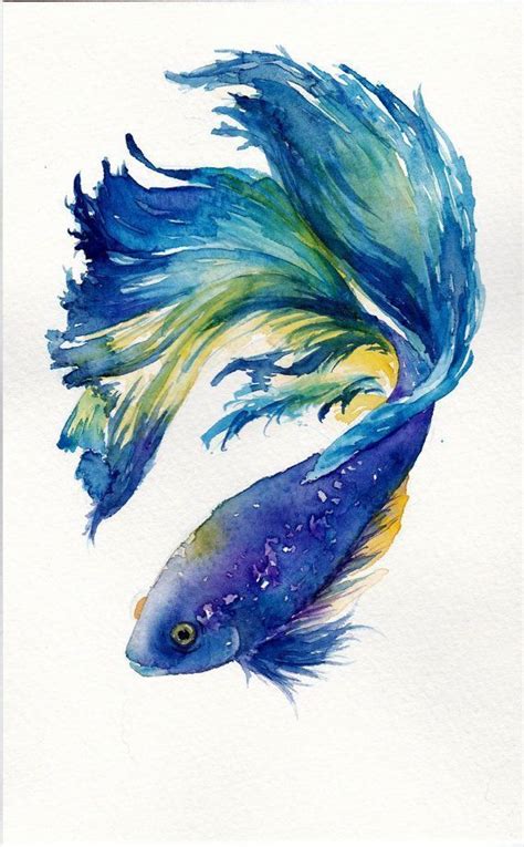 Details About Modern Abstract Beautiful Fish Art