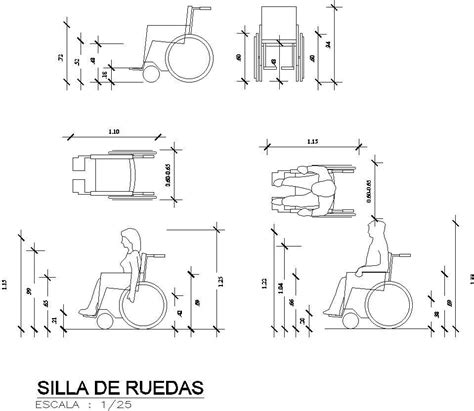Wheelchair Design In Detail Autocad Drawing Dwg File Cad File Cadbull