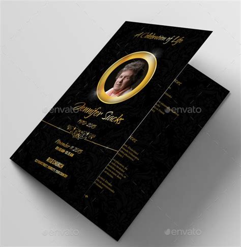 Background kekal , layer boleh gerak. 24+ Funeral Brochure Templates - Free PSD, AI, EPS Format ...