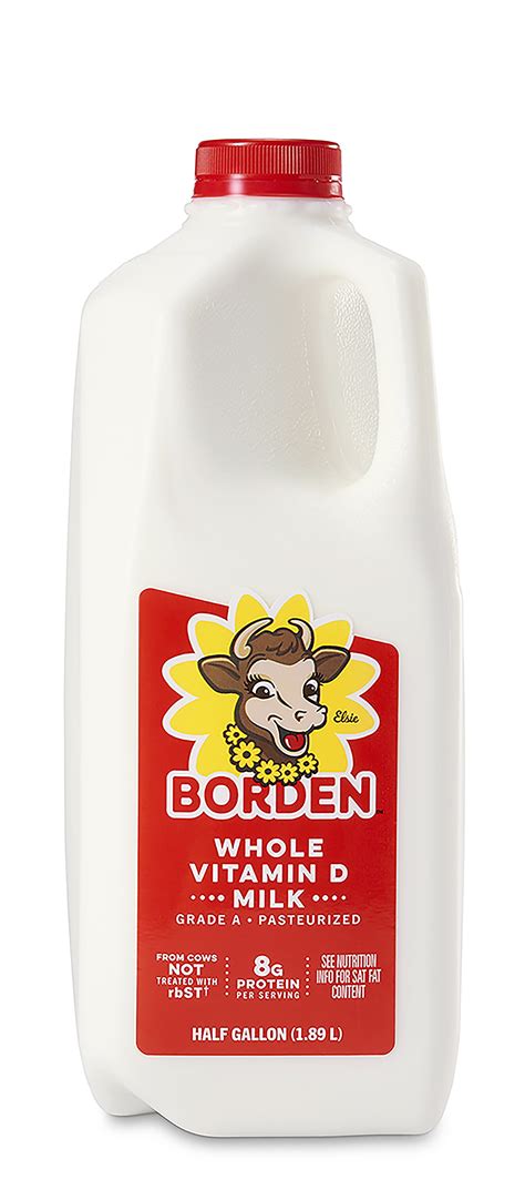 Buy Borden Whole Vitamin D Milk Half Gallon 64 Fl Oz Online At Lowest