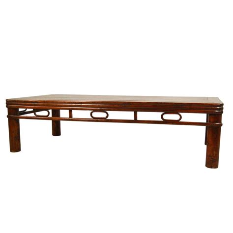 19th Century Chinese Low Elmwood Table For Sale At 1stdibs