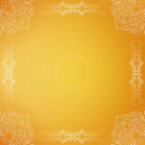 Free Vector Abstract Luxury Beautiful Decorative Yellow Background