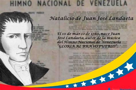 Hace 240 Años Nació Juan José Landaeta Creador Del Himno Nacional