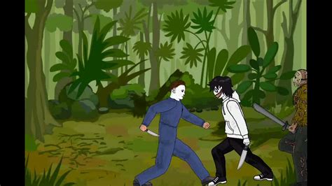 Jeff The Killer Vs Jason Voorhees Michael Myers And Other Vids Youtube