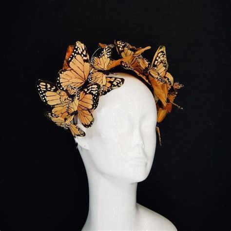 Goddess Headpiece Monarch Butterfly Headpiece Monarch Butterfly