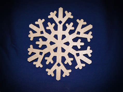 Wooden Snowflake Patterns