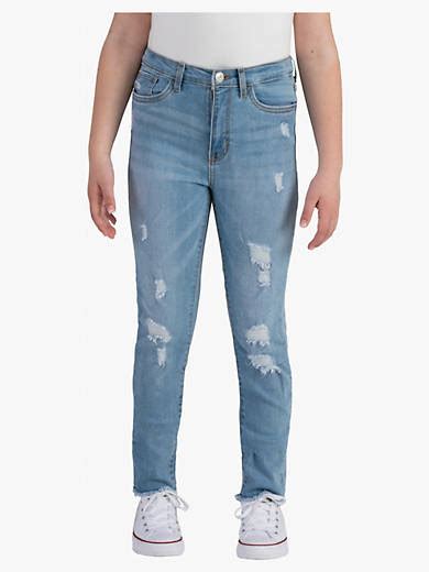 720 High Rise Super Skinny Big Girls Jeans 7 16 Light Wash Levis® Us