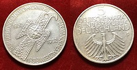 Bundesrepublik Deutschland, Germany FRG 5 DM Gedenkmünze Silber 1952 D ...