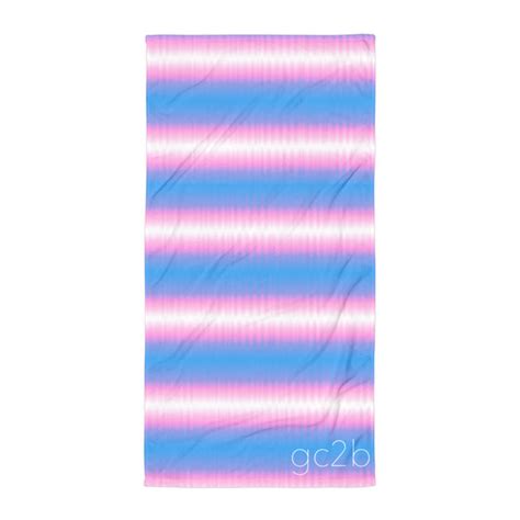 Trans Pride Tie Dye Design Towel Gc2b