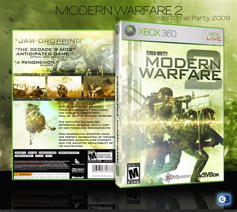 Modern Warfare 2 Xbox 360 Box Art Cover By Glowblue