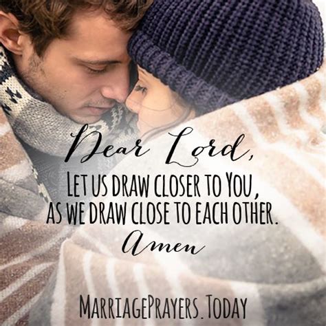 A Man And Woman Cuddling Under A Blanket With The Words Dear Lord Let