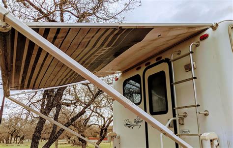 How To Easily Diy Repair An Rv Awning Mortons On The Move