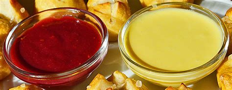 Remove from refrigerator and enjoy immediately! Pretzel Dipping Sauces {Vegan} - TheVegLife