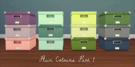 My Sims 4 Blog Paper Boxes By Martine