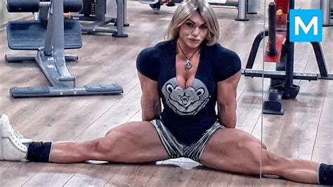 russian bodybuilding monster nataliya amazonka kuznetsova muscle madness vidoe