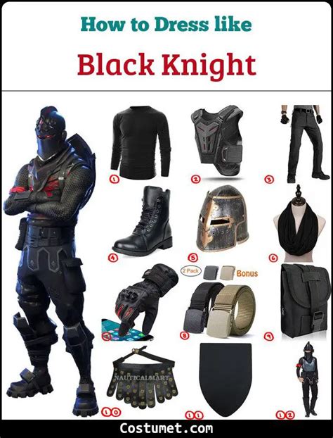 Black Knight Fortnite Costume For Cosplay And Halloween 2023