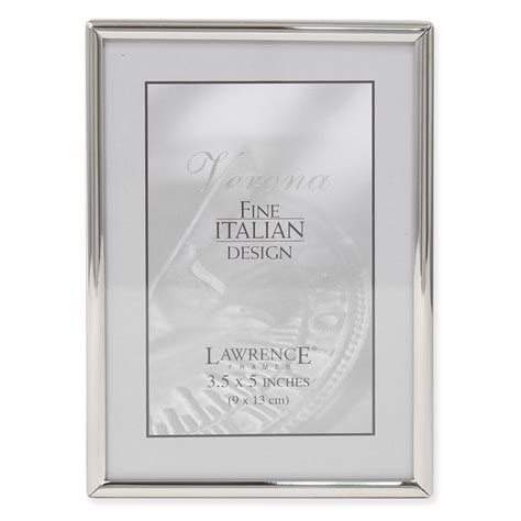 3 5x5 simply silver metal picture frame
