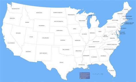 Check spelling or type a new query. Map Of United States Without State Names New Printable ...
