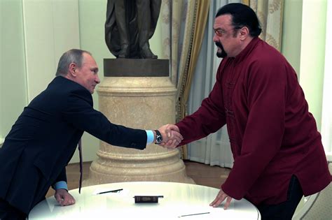 From Putins Hands A Russian Passport For Steven Seagal The New York Times