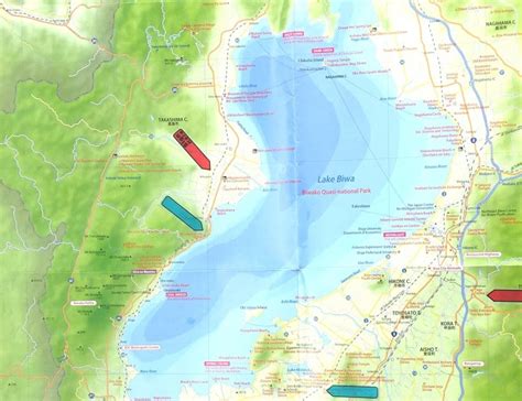 Lake Biwa Map Lake Biwa Topographic Map Elevation Relief For