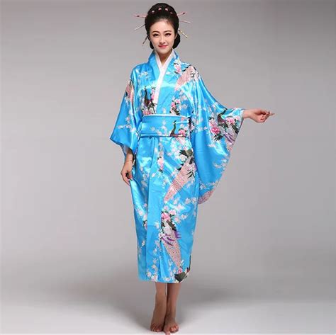 high quality pink japanese women s silk rayon kimono traditional yukata with obi evening dress